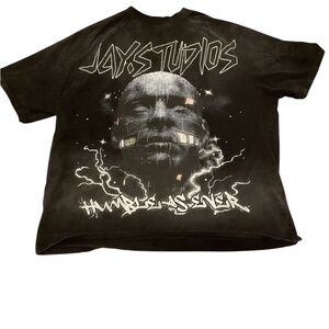 Oly Studios Black Graphic Tee